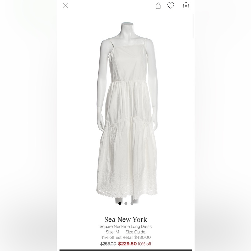 [Sea New York ] Square Neckline Long Dress